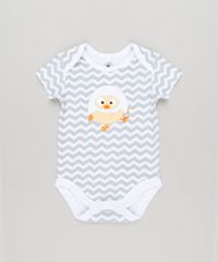 Body-Infantil-Estampado-Chevron-com-Pintinho-Manga-Curta-Gola-Redonda-em-Algodao---Sustentavel-Off-White-8934387-Off_White_1
