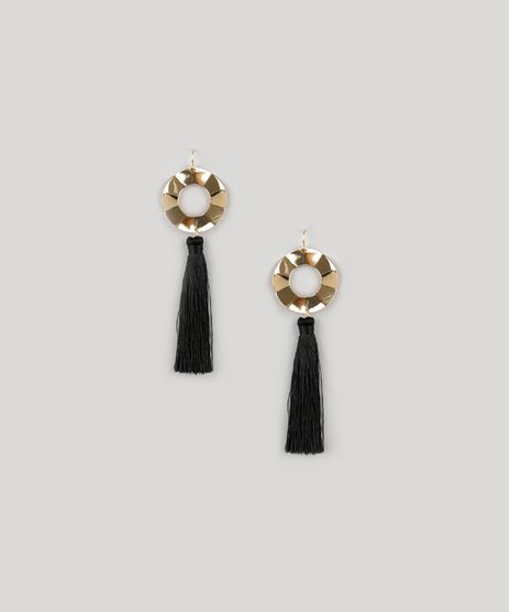 Brinco-Feminino-com-Tassel-Dourado-9029873-Dourado_1
