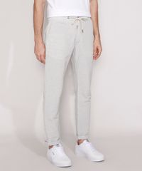 Calca-de-Moletom-Masculina-Slim-Canelada-com-Bolsos-Bege-Claro-9982014-Bege_Claro_1 Calca-de-Moletom-Masculina-Slim-Canelada-com-Bolsos-Bege-Claro-9982014-Bege_Claro_1