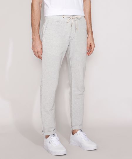 Calca-de-Moletom-Masculina-Slim-Canelada-com-Bolsos-Bege-Claro-9982014-Bege_Claro_1 Calca-de-Moletom-Masculina-Slim-Canelada-com-Bolsos-Bege-Claro-9982014-Bege_Claro_1