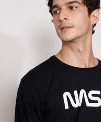 Camiseta-Masculina-Manga-Longa-NASA-com-Recortes-Gola-Careca-Preta-9982777-Preto_6