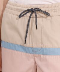 Short-de-Sarja-Masculino-com-Recorte-e-Bolsos-Rosa-Claro-9981989-Rosa_Claro_5