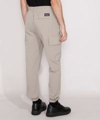Calca-de-Nylon-Masculina-Jogger-com-Bolsos-Kaki-Escuro-9986914-Kaki_Escuro_2