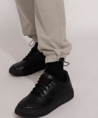 Calca-de-Nylon-Masculina-Jogger-com-Bolsos-Kaki-Escuro-9986914-Kaki_Escuro_4