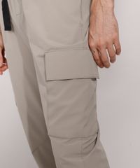 Calca-de-Nylon-Masculina-Jogger-com-Bolsos-Kaki-Escuro-9986914-Kaki_Escuro_5