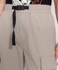 Calca-de-Nylon-Masculina-Jogger-com-Bolsos-Kaki-Escuro-9986914-Kaki_Escuro_6