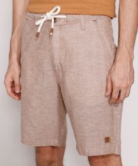 Bermuda-Masculina-Reta-Chino-com-Linho-e-Cordao-Kaki-9981980-Kaki_1