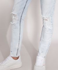 Calca-Jeans-Masculina-Skinny-Destroyed-Azul-Claro-9964246-Azul_Claro_5