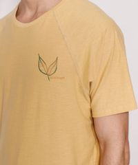 Camiseta-Masculina-Manga-Curta-Folha--Life-Elements--Gola-Careca-Amarela-9982259-Amarelo_6