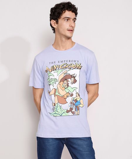 Camiseta-Masculina-Manga-Curta-A-Nova-Onda-do-Imperador-Gola-Careca-Lilas-9982594-Lilas_1 Camiseta-Masculina-Manga-Curta-A-Nova-Onda-do-Imperador-Gola-Careca-Lilas-9982594-Lilas_1