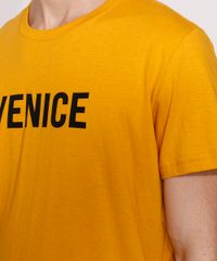 Camiseta-Masculina-Manga-Curta--Venice--Gola-Careca-Amarela-9981966-Amarelo_5