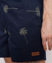 Short-de-Sarja-Masculino-Estampado-de-Coqueiros-com-Recorte-e-Bolsos-Azul-Marinho-9981981-Azul_Marinho_4