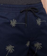 Short-de-Sarja-Masculino-Estampado-de-Coqueiros-com-Recorte-e-Bolsos-Azul-Marinho-9981981-Azul_Marinho_5