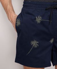 Short-de-Sarja-Masculino-Estampado-de-Coqueiros-com-Recorte-e-Bolsos-Azul-Marinho-9981981-Azul_Marinho_6