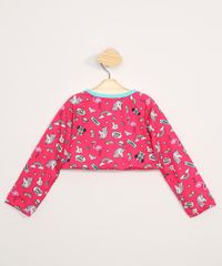 Blusa-de-Praia-Infantil-Manga-Longa-Cropped-Estampada-Minnie-com-Protecao-UV50--Rosa-9980997-Rosa_2