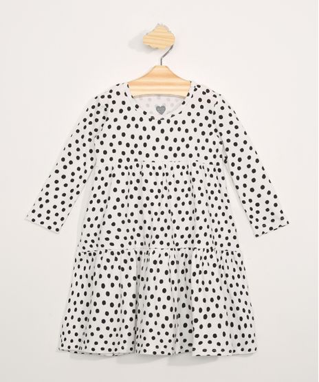 Vestido-Infantil-Manga-Longa-Basico-Estampado-de-Poa--Off-White-9981642-Off_White_1