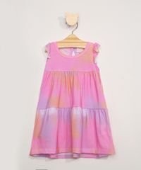 Vestido-Infantil-Sem-Manga-Estampado-Tie-Dye-com-Babados--Lilas-9978492-Lilas_1
