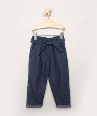 Calca-Jeans-Infantil-Clochard-com-Faixa-para-Amarrar-Azul-Escuro-9978681-Azul_Escuro_1