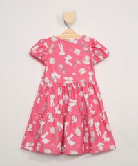 Vestido-Infantil-Manga-Bufante-Estampado-de-Coelhos--Pink-9978843-Pink_2