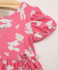 Vestido-Infantil-Manga-Bufante-Estampado-de-Coelhos--Pink-9978843-Pink_3