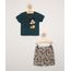 Conjunto-Infantil-Mickey-de-Camiseta-Manga-Curta-Verde---Bermuda-de-Moletom-Cinza-Mescla-Claro-9967589-Cinza_Mescla_Claro_1