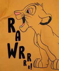 Camiseta-Infantil-Manga-Curta-Simba-O-Rei-Leao-Flocada-Mostarda-9975877-Mostarda_2
