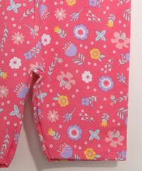 Conjunto-Infantil-de-Blusa-Dinossauro-Manga-Bufante-com-Babado-Azul---Bermuda-Ciclista-Estampada-Floral-Rosa-9976908-Rosa_4