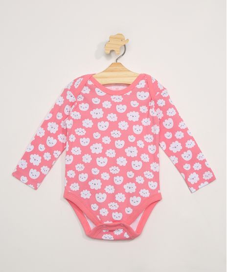 Body-Infantil-Manga-Longa-Estampada-de-Nuvens-Sorrindo-Rosa-Medio-9969865-Rosa_Medio_1
