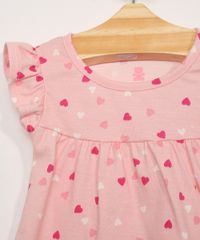 Conjunto-Infantil-de-Blusa-Manga-Curta-Estampada-de-Coracoes-Rosa---Short-Balone-Vermelho-9967583-Vermelho_3