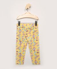 Calca-Legging-Infantil-Estampada-de-Borboletas-Amarela-9981231-Amarelo_2