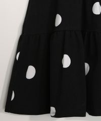 Vestido-Infantil-Basico-Sem-Manga-Estampado-de-Poa-com-Recorte--Preto-9981632-Preto_4
