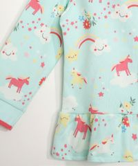 Jaqueta-Infantil-Estampada-de-Unicornios-com-Capuz-Verde-Claro-9966261-Verde_Claro_4