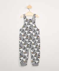 Jardineira-de-Moletom-Infantil-Estampada-Snoopy-Cinza-Mescla-9980552-Cinza_Mescla_2