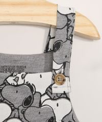 Jardineira-de-Moletom-Infantil-Estampada-Snoopy-Cinza-Mescla-9980552-Cinza_Mescla_3