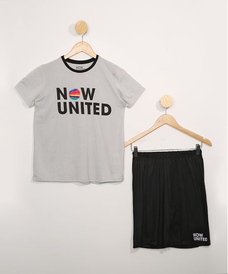 Pijama-Juvenil-Manga-Curta-Now-United-Cinza-9975758-Cinza_1