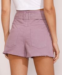 Short-de-Sarja-Feminino-Cintura-Super-Alta-Clochard-com-Cinto-Roxo-9985789-Roxo_2