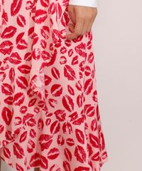 Saia-Feminina-Midi-Transpassada-Estampada-de-Beijos-com-Babado-e-Faixa-para-Amarrar-Rosa-Claro-9975882-Rosa_Claro_4