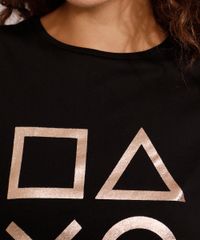 Camiseta-Feminina-Manga-Curta-PlayStation-Metalizada-Decote-Redondo-Preta-9979602-Preto_6