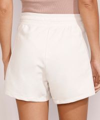 Short-de-Moletom-Feminino-Cintura-Alta-com-Recorte-Canelado-e-Bolsos-Off-White-9975493-Off_White_2
