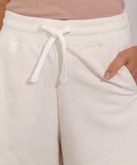 Short-de-Moletom-Feminino-Cintura-Alta-com-Recorte-Canelado-e-Bolsos-Off-White-9975493-Off_White_6