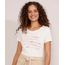 Camiseta-Feminina-Manga-Curta--Sunny-Side--Decote-Redondo-Bege-Claro-9980896-Bege_Claro_1