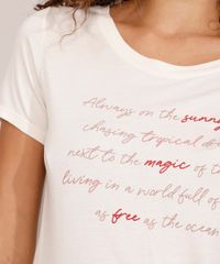 Camiseta-Feminina-Manga-Curta--Sunny-Side--Decote-Redondo-Bege-Claro-9980896-Bege_Claro_6