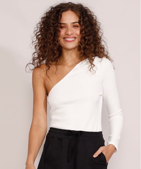 Blusa-Feminina-Um-Ombro-So-Texturizada-Manga-Longa-Off-White-9983151-Off_White_1