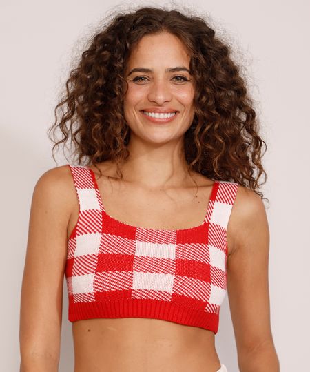 Top-Cropped-Feminino-Estampado-Xadrez-Vichy-Alca-Larga-Decote-Reto-Vermelho-9985148-Vermelho_1