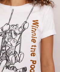 Camiseta-Feminina-Manga-Curta-Ursinho-Pooh-e-Amigos-Flocada-Decote-Redondo-Branca-9984014-Branco_5