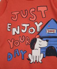 Camiseta-Infantil-Manga-Longa--Just-Enjoy-Your-Day--Vermelha-9976116-Vermelho_2