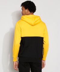 Blusa-de-Moletom-Masculina-Bicolor-com-Bolso-Canguru-e-Capuz-Amarela-9973186-Amarelo_2