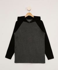 Camiseta-Juvenil-Raglan-Manga-Longa-com-Capuz-Preto-9980482-Preto_1