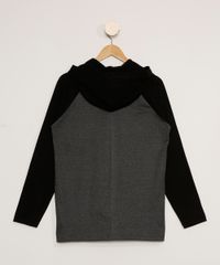 Camiseta-Juvenil-Raglan-Manga-Longa-com-Capuz-Preto-9980482-Preto_2