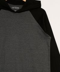 Camiseta-Juvenil-Raglan-Manga-Longa-com-Capuz-Preto-9980482-Preto_3